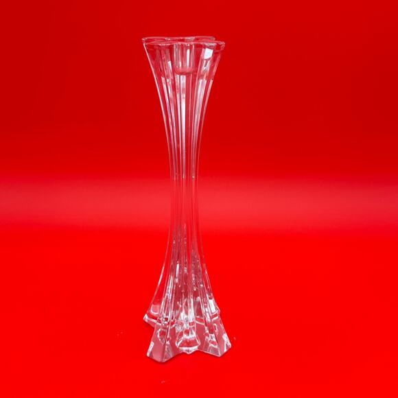 Lenox Devotion Candlestick 9" 24% Lead Crystal - Picture 1 of 7